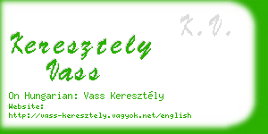 keresztely vass business card